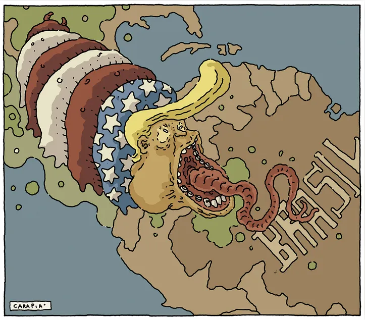 Charge de Túlio Carapiá