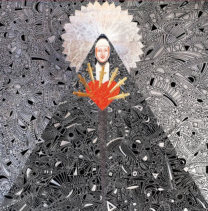 Imagem ilustrativa da imagem Chico Mazzoni confronta barroco clássico com arte reciclada em mostra no Centro Histórico