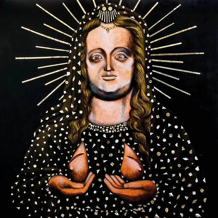 Imagem ilustrativa da imagem Chico Mazzoni confronta barroco clássico com arte reciclada em mostra no Centro Histórico