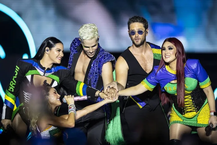 RBD no Brasil durante a turnê de reencontro