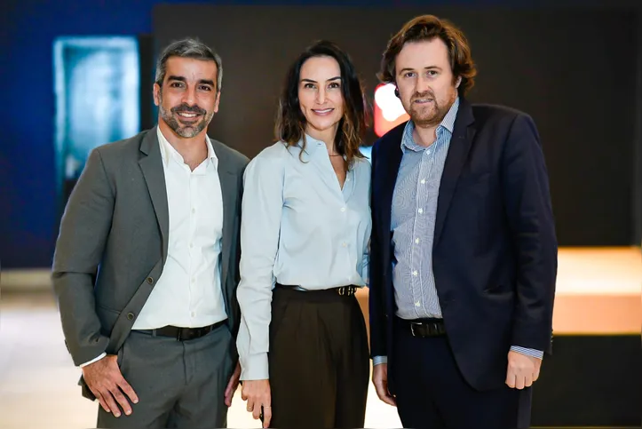 Cláudio Najar, Milena Palumbo e Ludovic Moullin