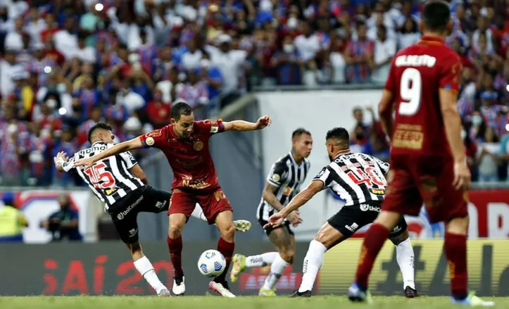 Jogo entre Bahia e Atlético-MG disputado em 2021