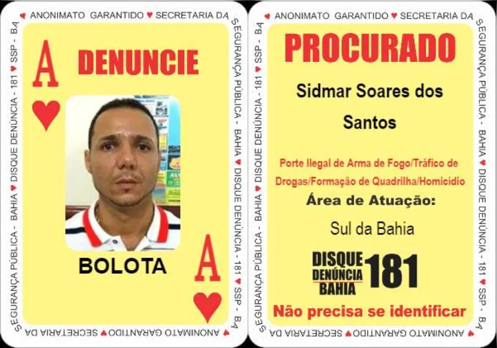 Bolota é investigado por porte ilegal de arma e tráfico de drogas no sul da Bahia