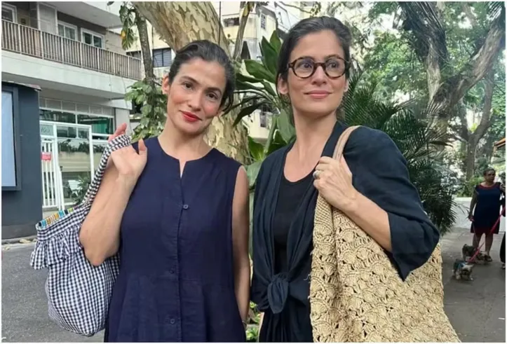 Renata Vasconcellos e Lanza Mazza