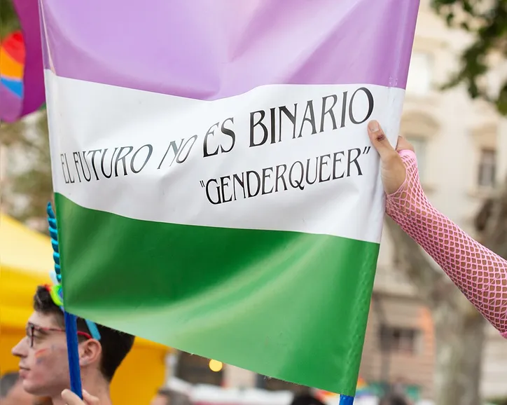 Parada do Orgulho LGBTQUIAPN+ em Valência, na Espanha