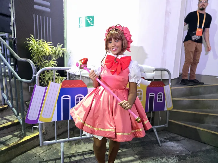 Camile de Almeida foi vestida como Sakura