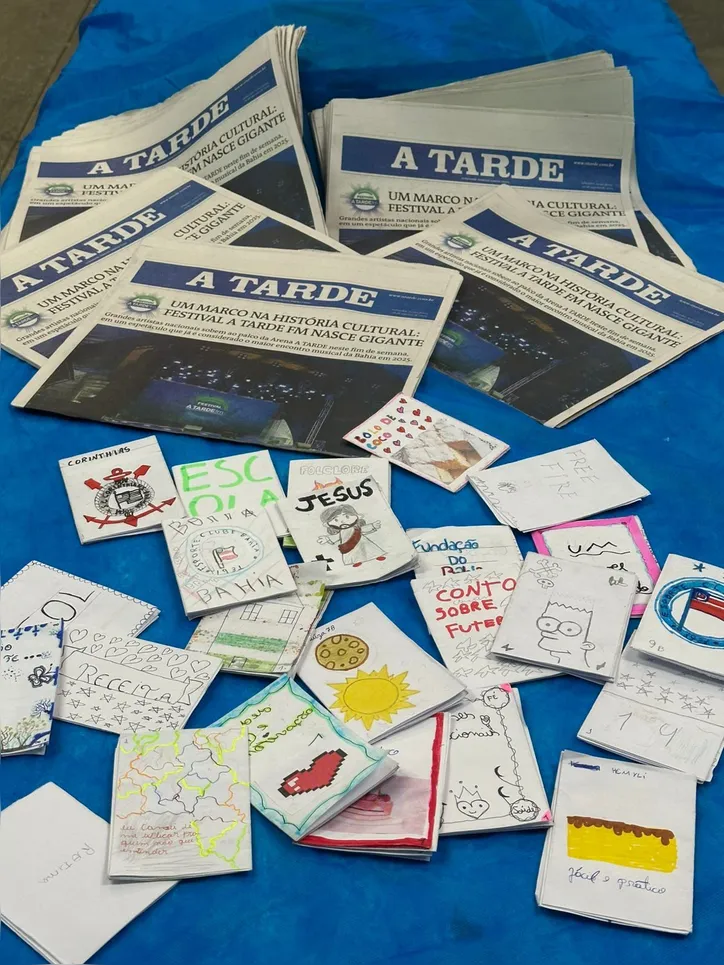 Fanzines estimulam leitura e criatividade em escola de Simões Filho