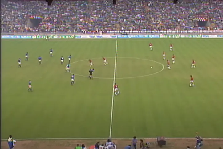 Brasil e Milan se enfrentaram na despedida de Ancelotti em 1992