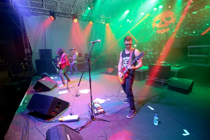 Palco do Rock em Piatã no Carnaval 2023