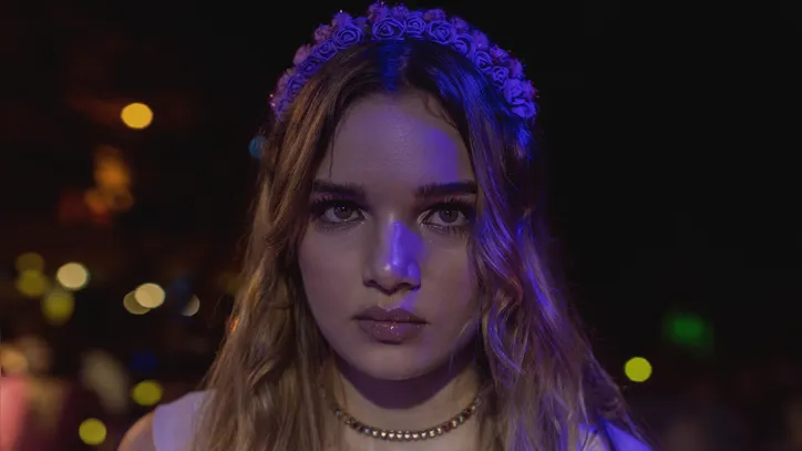 A adolescente Janalice