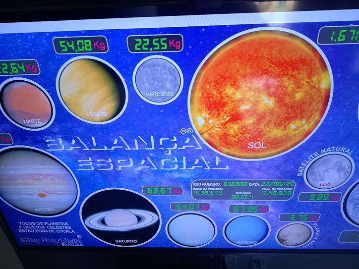 Balança Espacial do Observatório e Planetário da Ufba