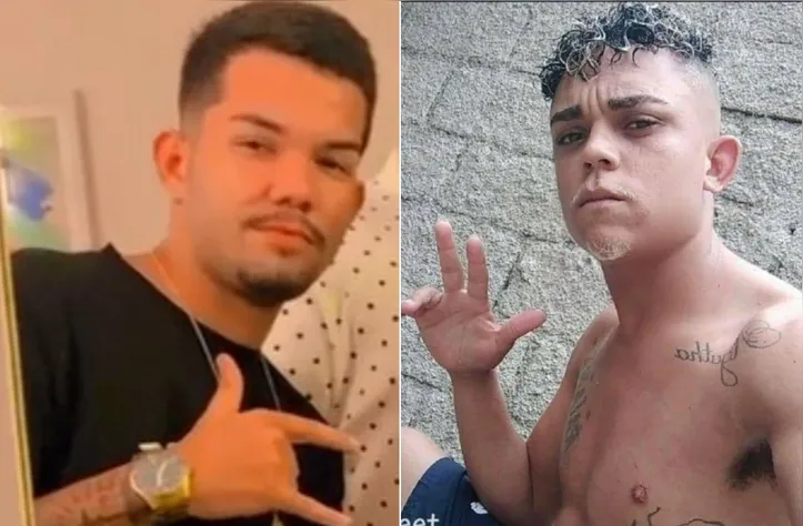 Diogo, do lado esquerdo, é líder da facção Honda; Robson, na direita, conhecido por vários homicídios na região
