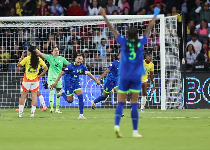 Marta comemora gol decisivo na final da Copa América