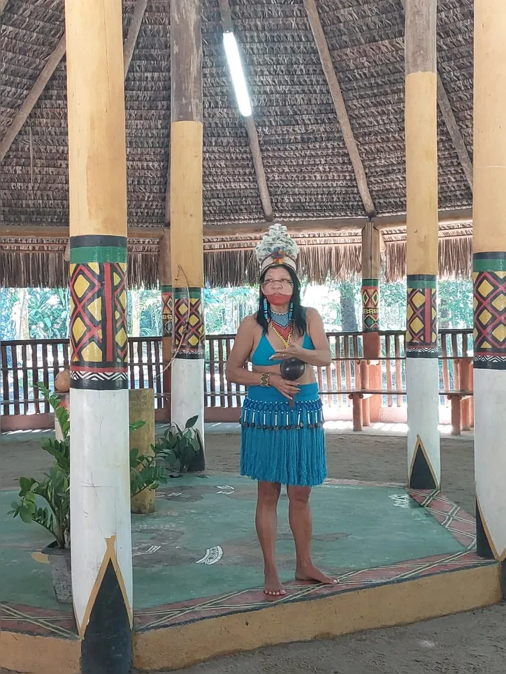 Nitynawã, liderança do povo Pataxó.