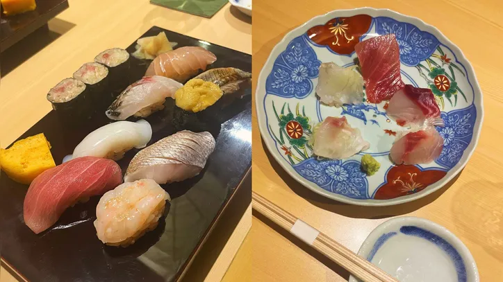 Sushi e sashimi tradicional