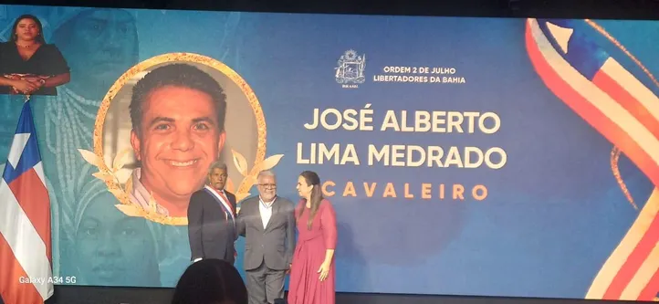 José Medrado, Cavaleiro da Ordem 2 de Julho