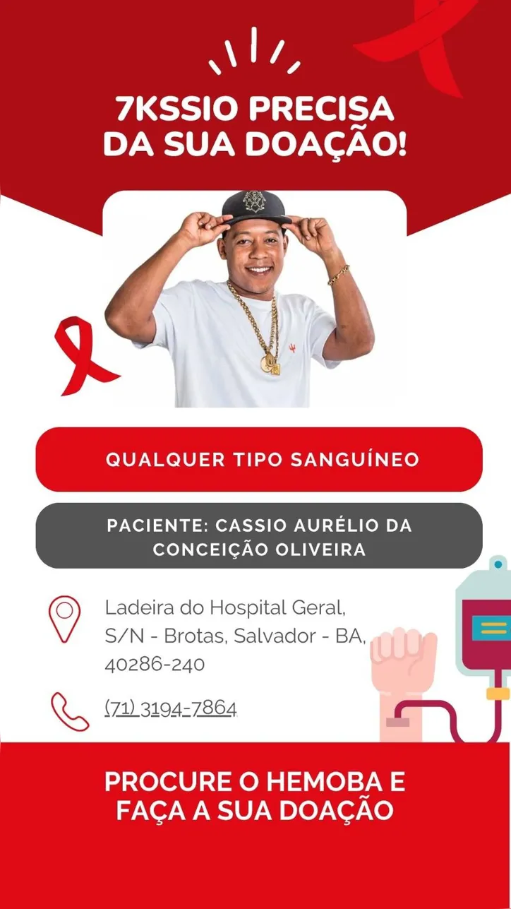 Campanha para doação de sangue