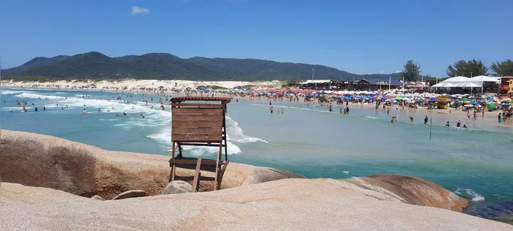 Praia de Joaquina, em Florianópolis