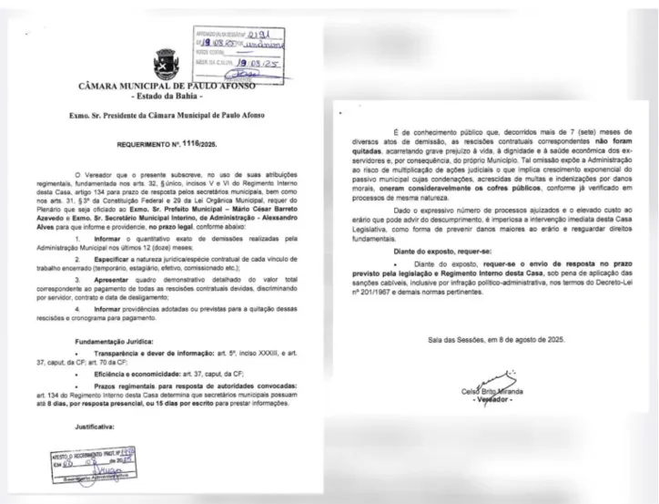 Imagem ilustrativa da imagem Prefeitura baiana é acusada de não pagar rescisões de servidores