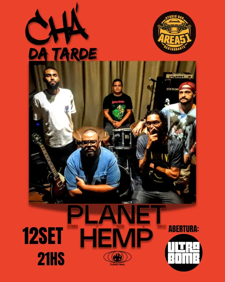 Imagem ilustrativa da imagem Projeto Chá da Tarde 'Toca Planet!' divide palco com Ultra Bomb