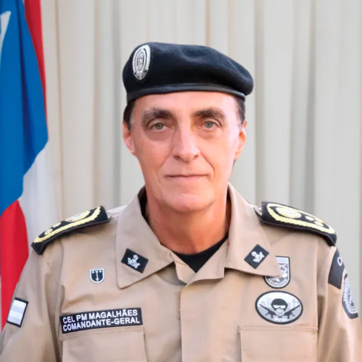 Comandante-geral da PMBA, coronel Antônio Magalhães