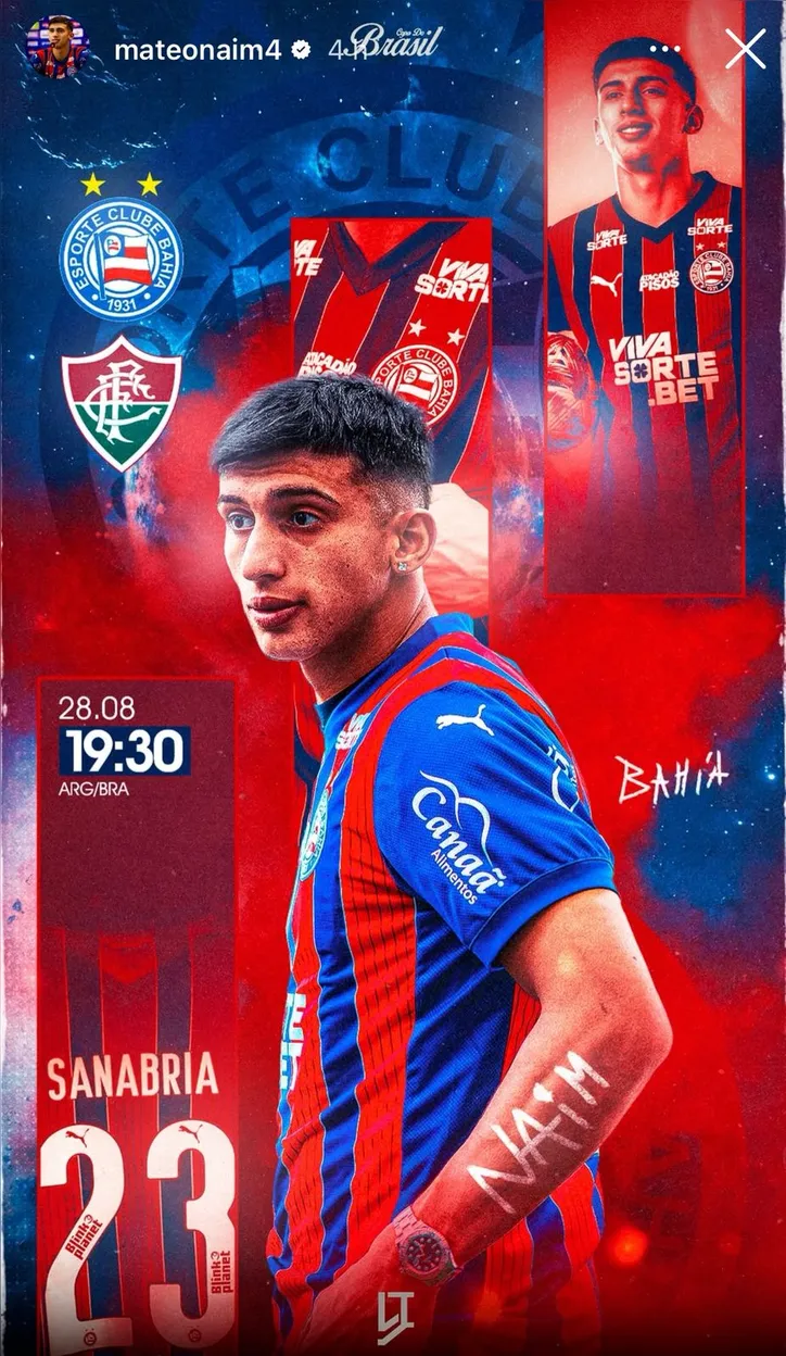 Mateo Sanabria está relacionado para a partida contra o Fluminense