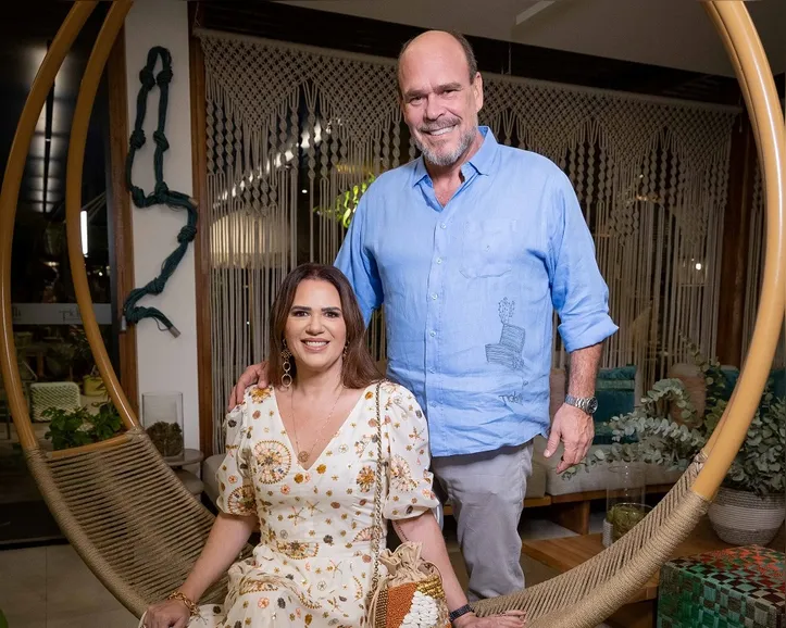 Estilo e charme com Dri Barreto e Lon Menezes na apresentação da
Boho Collection