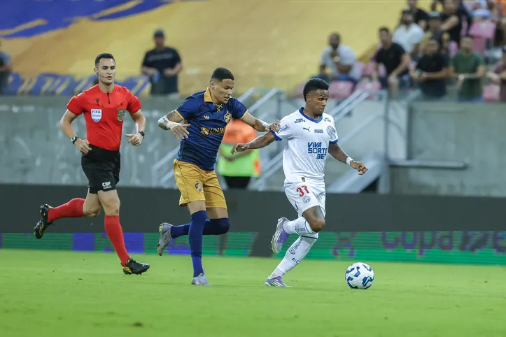 Kayky em campo pelo Bahia contra o Retrôi