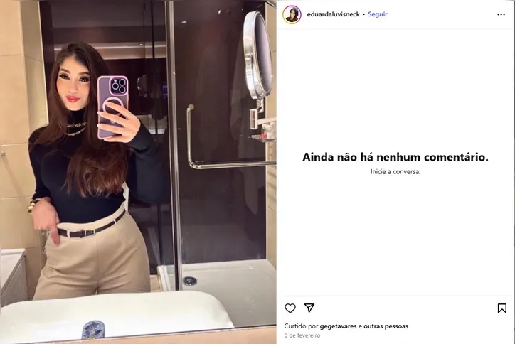 Post de Duda no Instagram