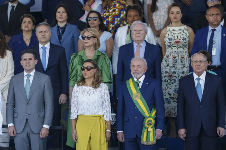 O presidente Lula participa do desfile do Dia da Independência
Foto: Bruno Peres/AgÃªncia Brasil