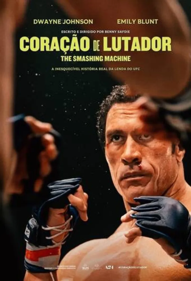 Pôster de ‘Coração de Lutador: The Smashing Machine’