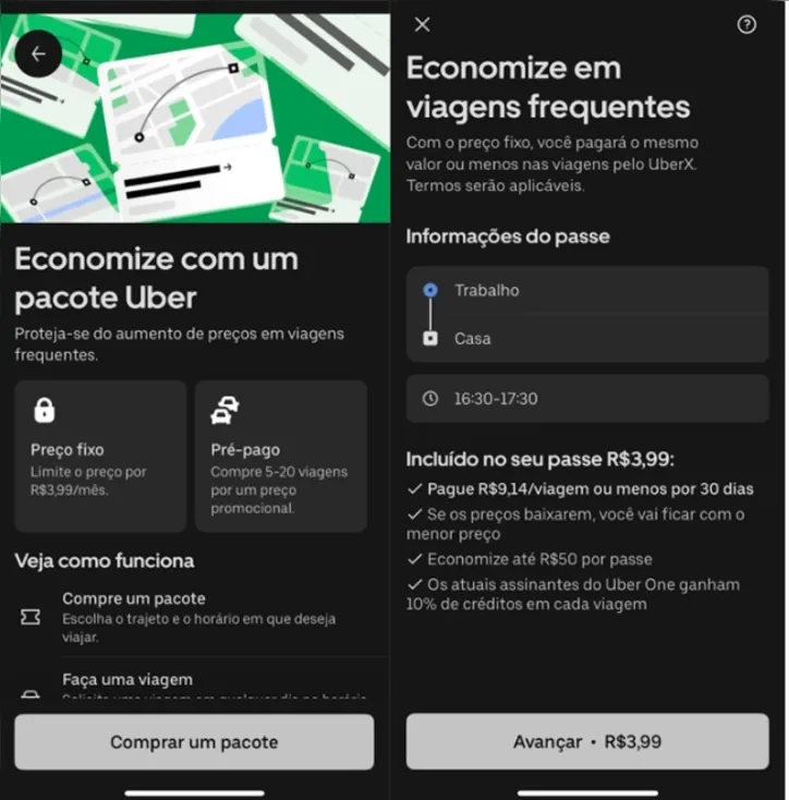 "Preço Fixo", modalidade da Uber para melhorar economia