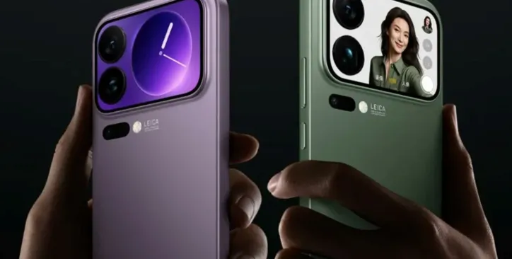 Xiaomi 17 Pro Max com tela traseira