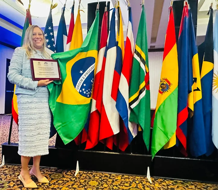 Daniela é laureada com o Prêmio Marítimo das Américas 2025 da OEA