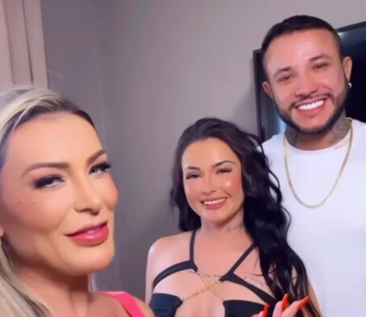 Andressa Urach anuncia parceria com a própria irmã