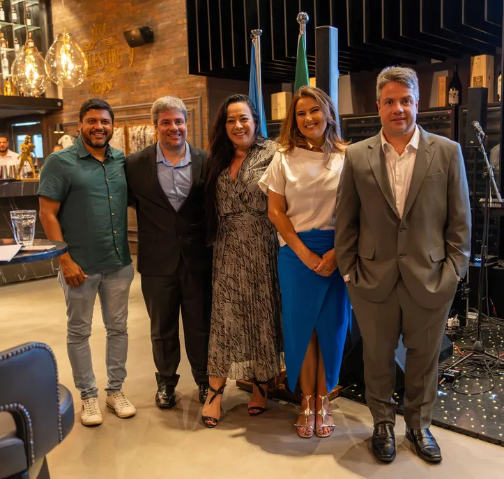 Luiz Emanuel, Ricardo Cal, Gis, Ursula e Rafael Cal