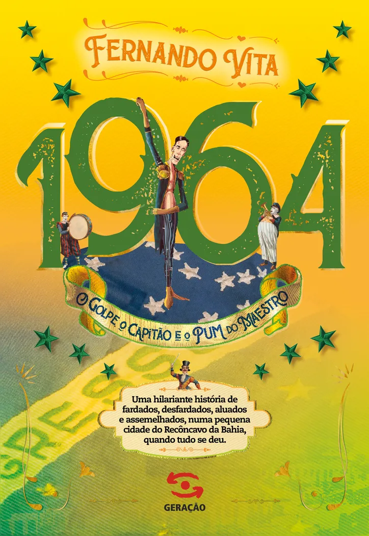 Imagem ilustrativa da imagem Ditadura em tom de humor: baiano lança romance sobre o golpe de 64