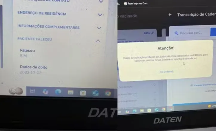 Matías, 25 anos, aparece como morto no cadastro do SUS