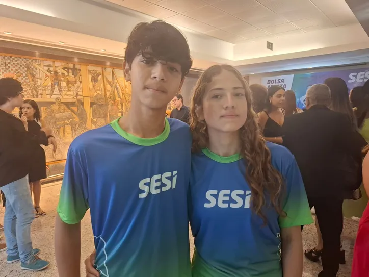 Luísa Cecília e Wilker Barbosa, judocas baianos