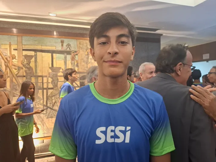Felipe Santiago, atleta de natação