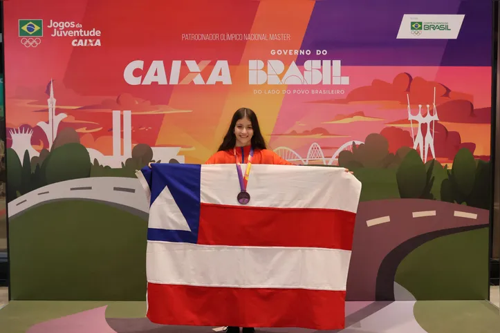 Ana Carolina Almeida, medalhista de bronze no wrestling