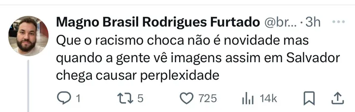 Outro usuário fala sobre o caso