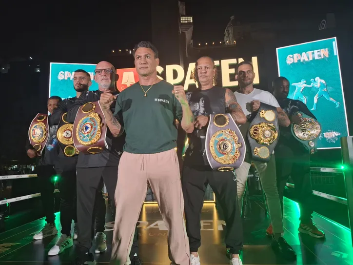 Popó no evento da Spaten Fight Night