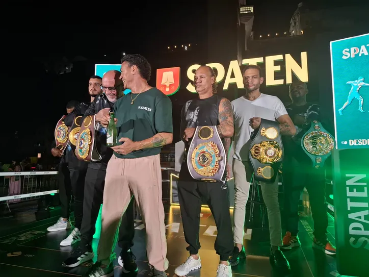 Popó no evento da Spaten Fight Night