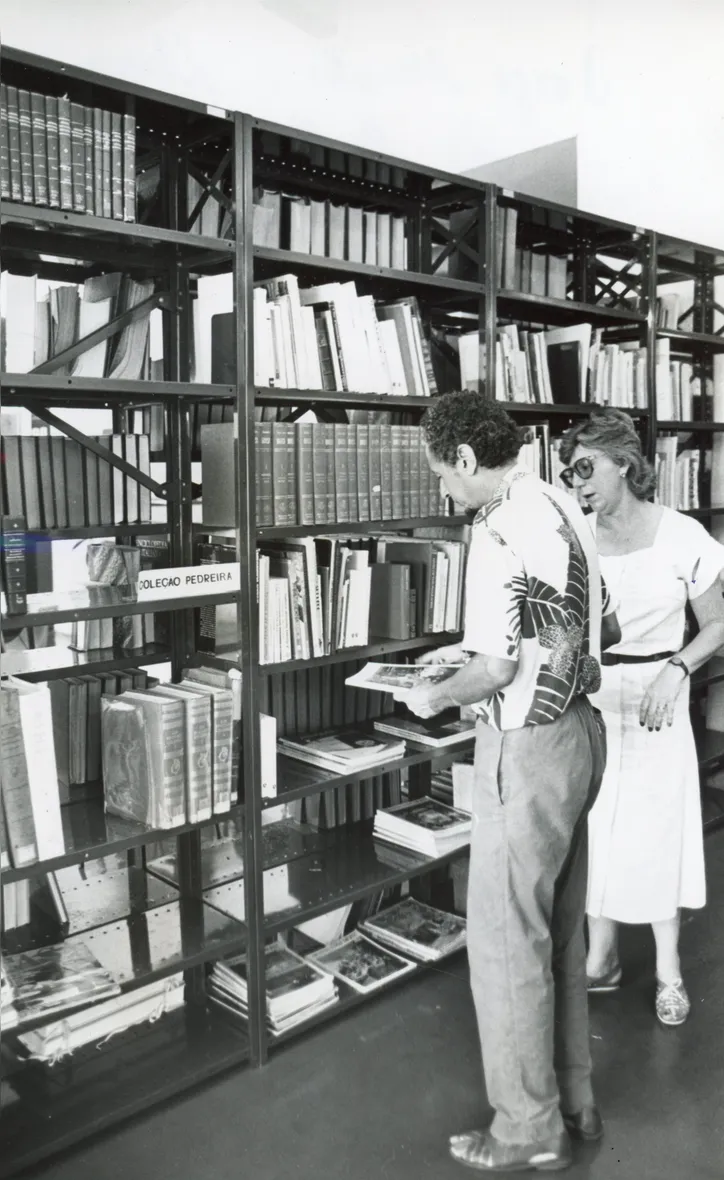 Biblioteca do Museu de Arte da Bahia nos anos 1980
