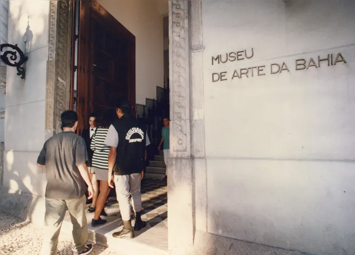 Entrada do Museu de Arte da Bahia nos anos 1990