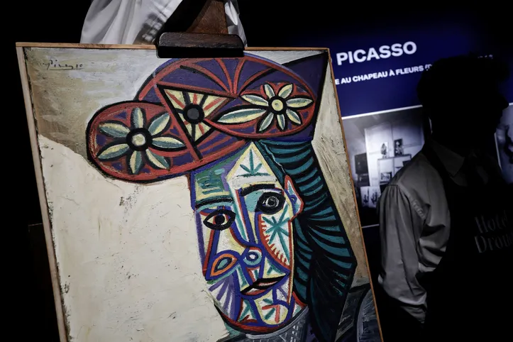 “Busto de mulher com chapéu florido”, que retrata uma de suas amantes, Dora Maar