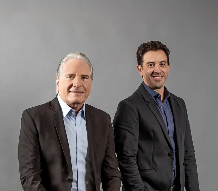 Roberto Justus, CEO da SteelCorp e Daniel Gispert, Presidente da SteelCorp