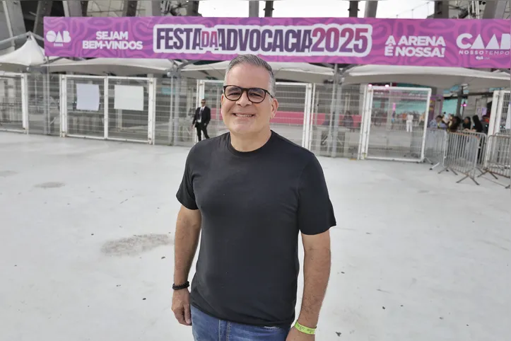 Maurício Leahy nos preparativos da Corrida da Advocacia