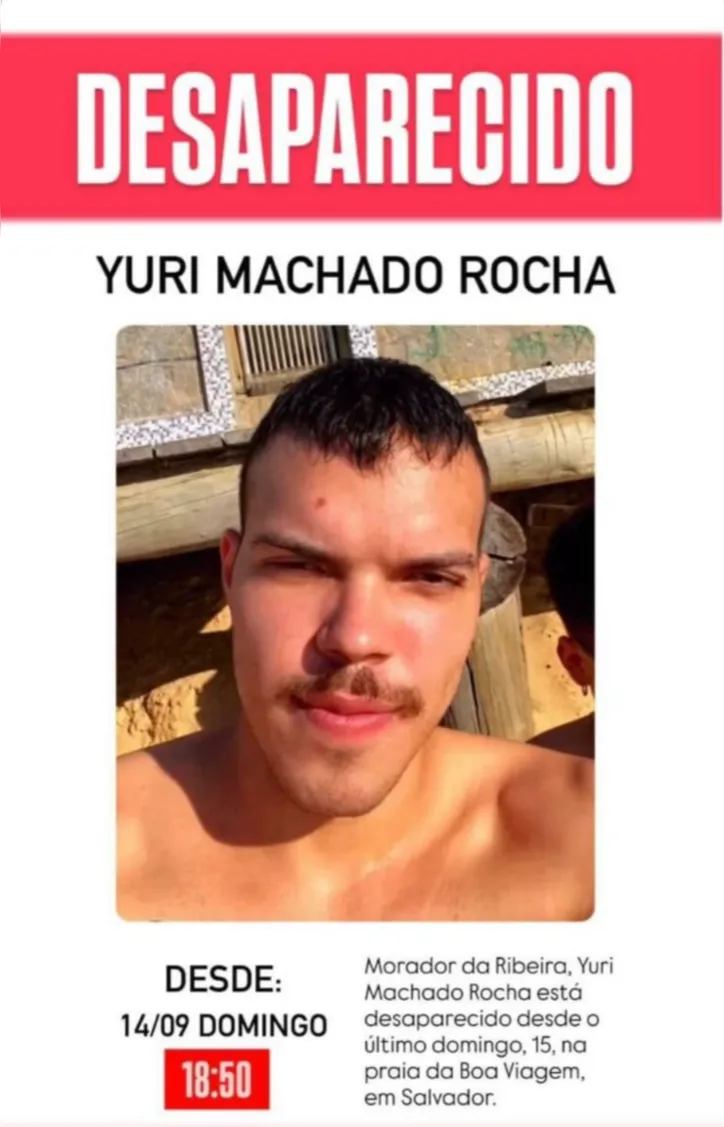 Até o momento o homem não foi encontrado